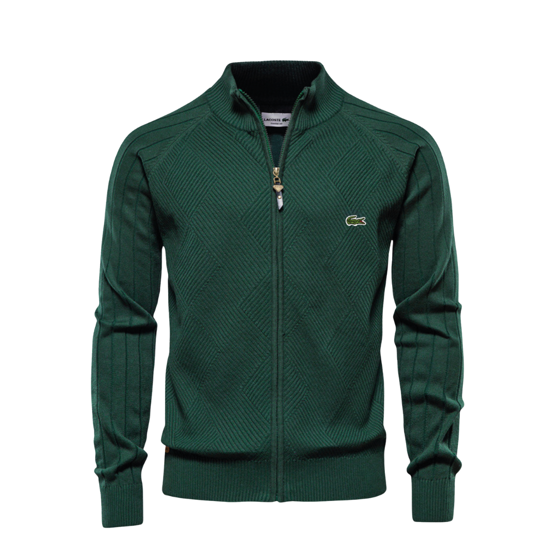 Men's Textured Quarter-Zip Pullover